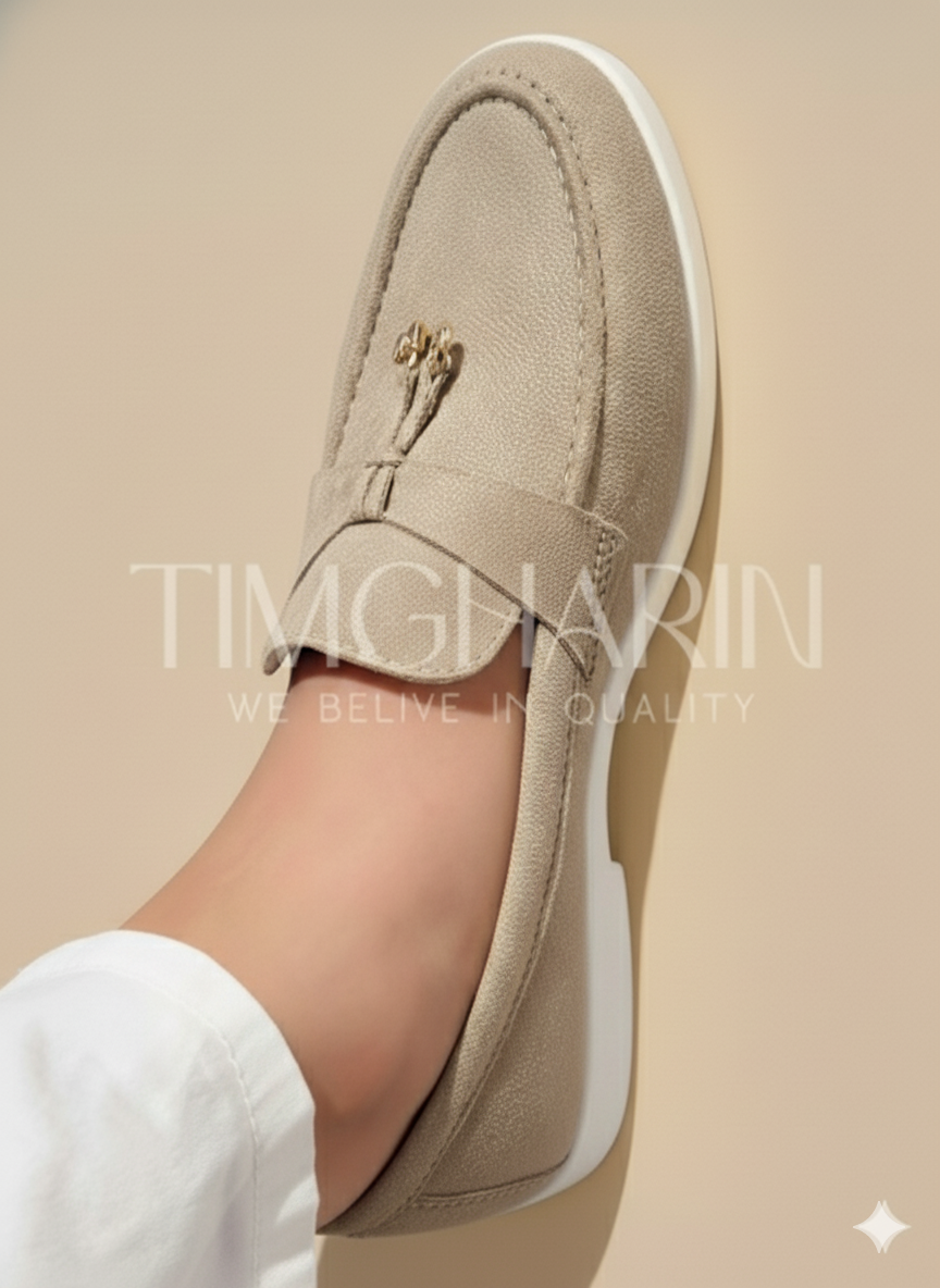 Mocassin Femme à Semelle Confort