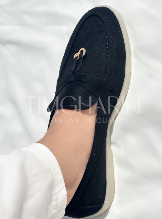 Mocassin Loropiana Femme - Noir